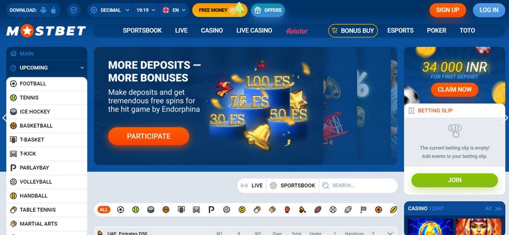 Empresa de Jogos de Azar Online Mostbet e Apostas Esportivas
