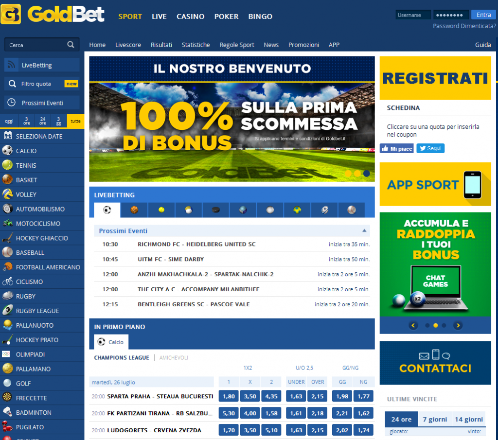 Goldbet - Where Video Gaming Fulfills Chance
